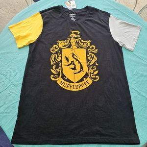 Official Harry Potter Hufflepuff T Shirt Team Quidditch Hogwarts NEW 2XL